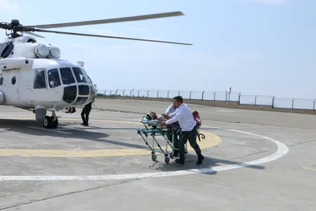 Laçında avtoqəza olub, yaralılar helikopterlə Bakıya gətirilib