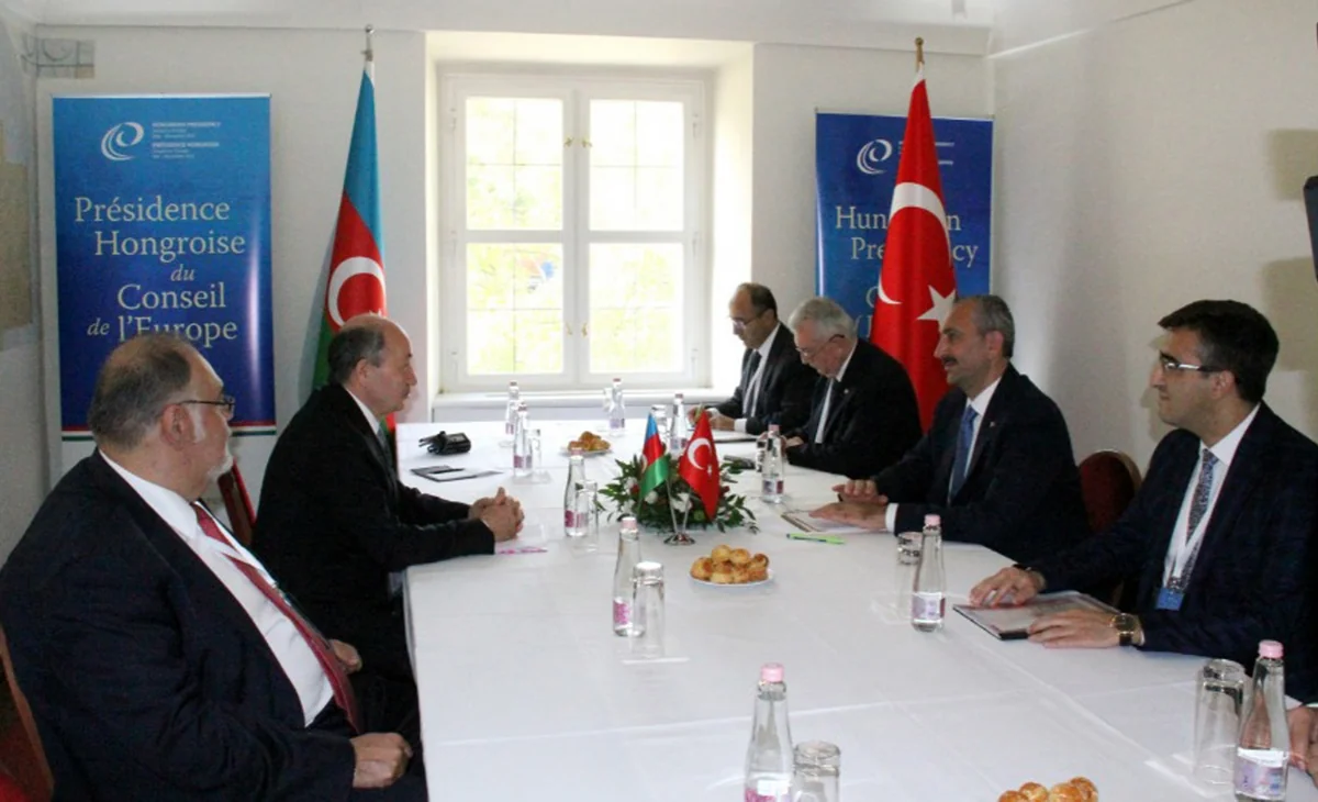 Fikrət Məmmədov Türkiyənin ədliyyə naziri ilə görüşüb