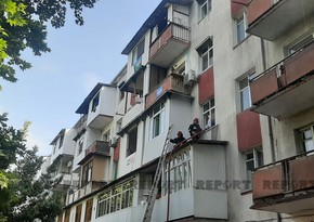 Mingəçevirdə yaşayış binasında yanğın olub