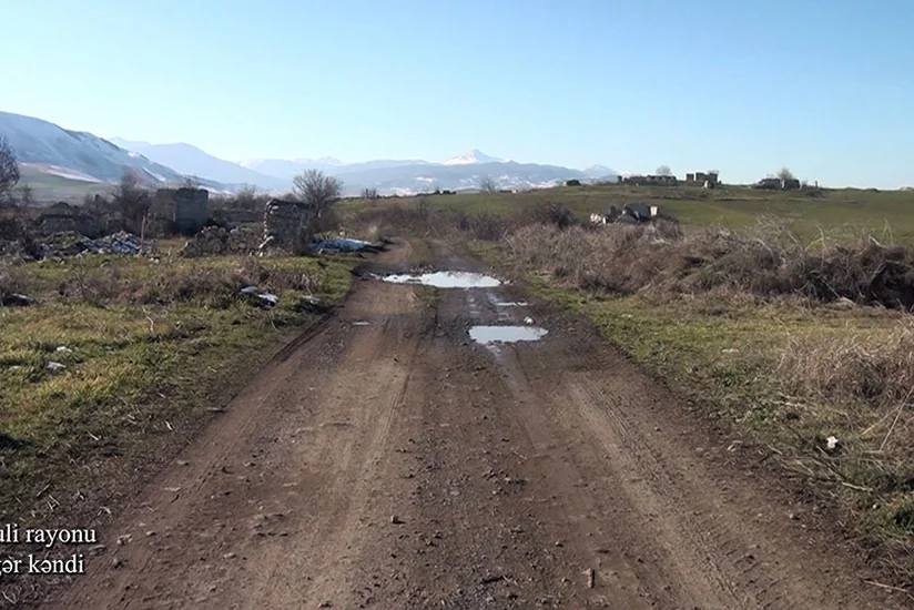 Кадры из села Зергер Физулинского района