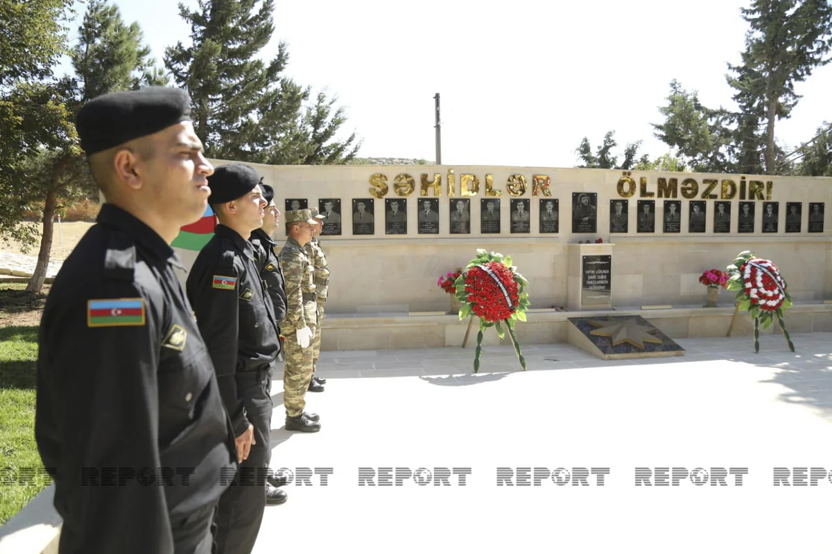 Abşeronda şəhid tankçıların xatirəsi əbədiləşdirilib