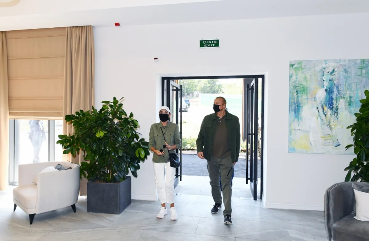 Mehriban Əliyeva Şuşada “Qarabağ” hotelinin açılışı ilə bağlı paylaşım edib