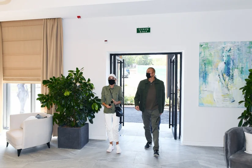 Mehriban Əliyeva Şuşada “Qarabağ” hotelinin açılışı ilə bağlı paylaşım edib