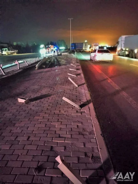 AAYDA: Eyni vaxtda və eyni ərazidə baş verən qəzalar yol təsərrüfatına ziyan vurub