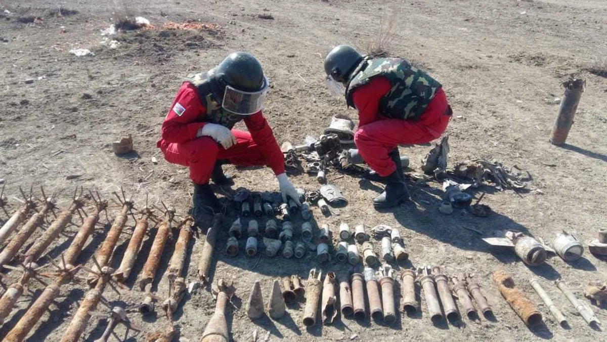 Martda ölkə ərazisində 463 ədəd partlamamış hərbi sursat zərərsizləşdirilib