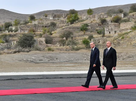 Official welcome ceremony for Turkish President held in Jabrayil