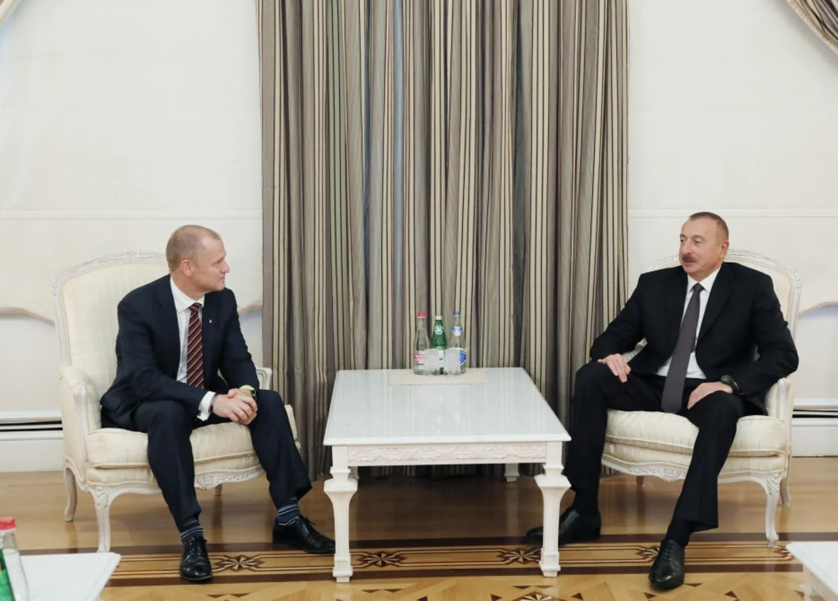 President Ilham Aliyev receives Statoil Executive Vice President