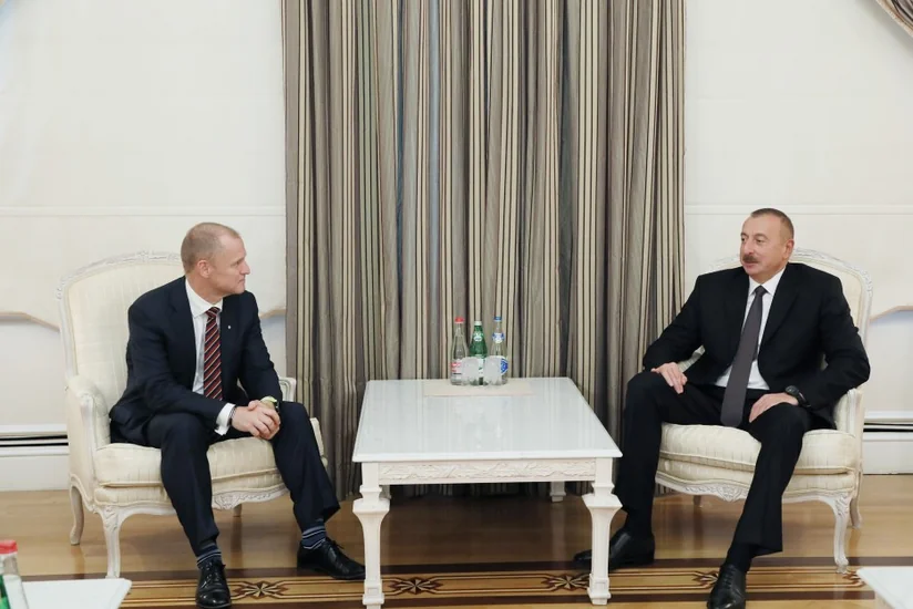 President Ilham Aliyev receives Statoil Executive Vice President