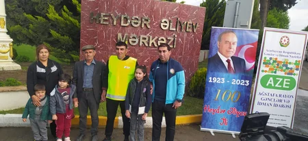 Heydər Əliyevin 100 illik yubileyi ilə əlaqədar ultramarafon yürüşünə start verilib