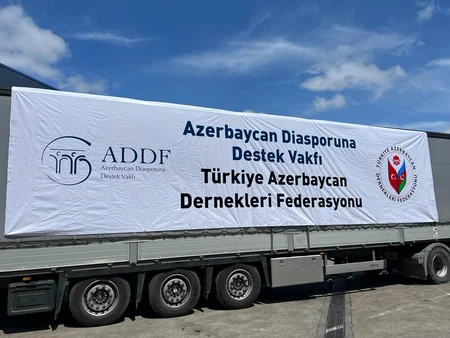 Азербайджан направил очередную партию гумпомощи пострадавшим от землетрясения в Кахраманмараше