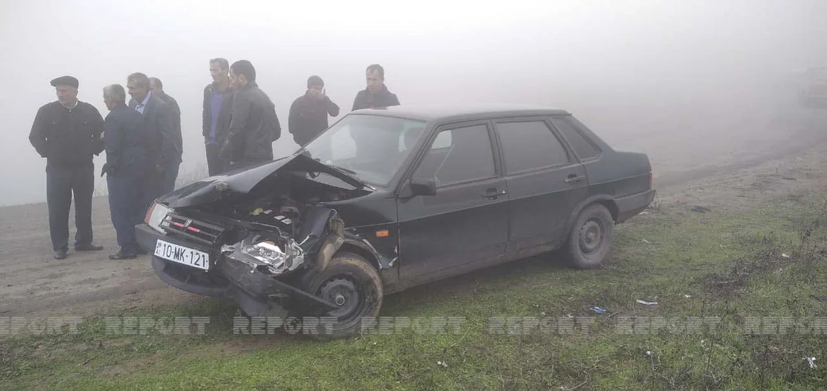Cəlilabadda dumanlı hava qəzaya səbəb olub