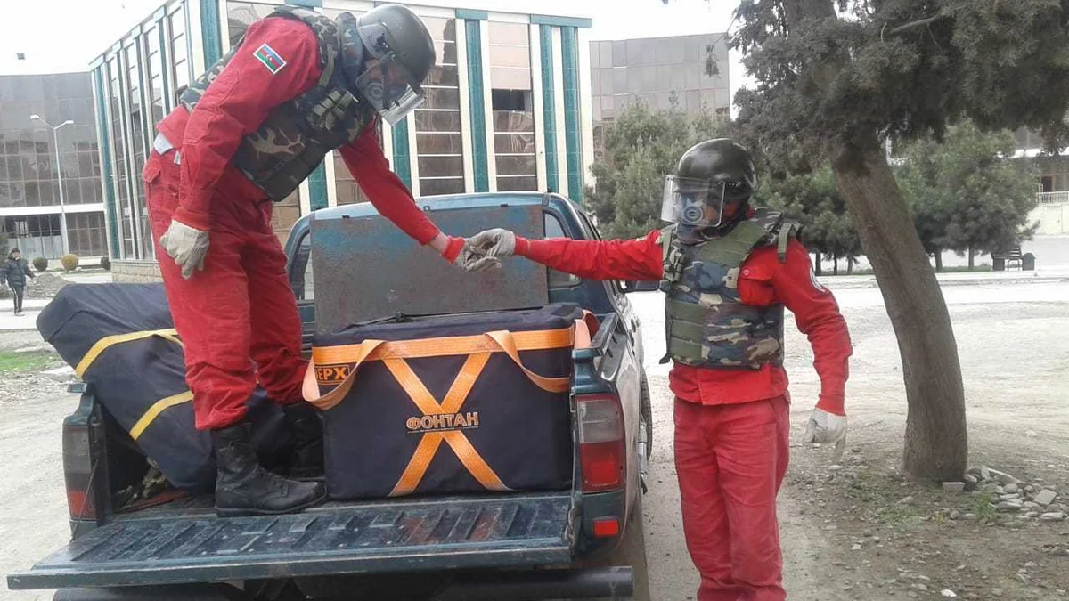 Gəncədə əl qumbarası tapıldı