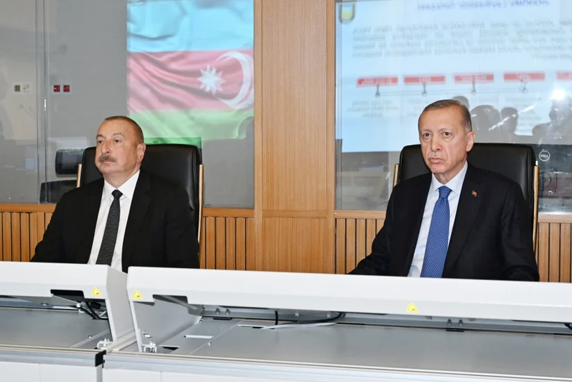 Azərbaycan və Türkiyə prezidentləri Hərbi Hava Qüvvələrinin yeni Mərkəzi Komanda Məntəqəsinin açılışında iştirak ediblər