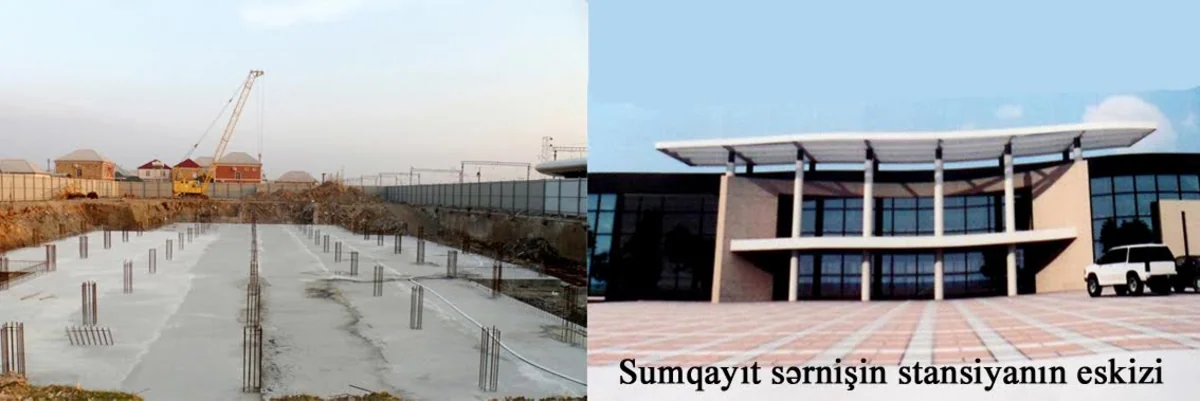 Sumqayıt sərnişin stansiyasının inzibati binasının özülü tökülüb