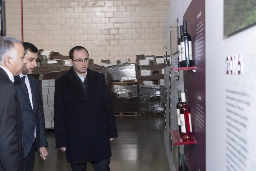 Məcnun Məmmədov Şamaxı və Ağsuda şərab və heyvandarlıq müəssisələrində olub