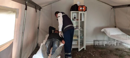 FHN Şirvanda yanğın-taktiki təlimi keçirib