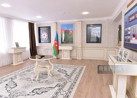 Sumqayıtda şəhid mayor Anar Şükürovun büstünün və xatirə muzeyinin açılışı olub