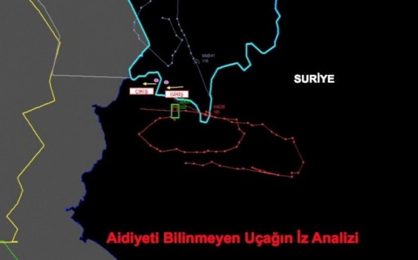 ​Türkiyə Baş Qərargahı: Rus təyyarəsi 5 dəqiqədə 10 dəfə sərhədi pozub - VİDEO