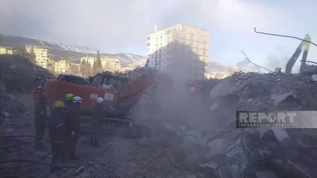 Tenth day of earthquake: Azerbaijani rescuers continue operations in Kahramanmaras