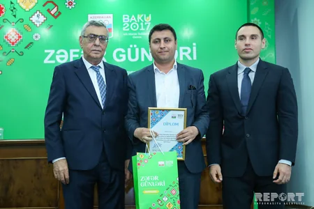 Report News Agency gets award for Baku 2017 Islamic Games