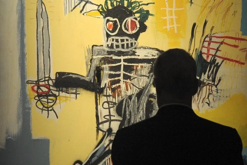 Картину Баскии Воин выставят в марте на аукционе в Гонконге