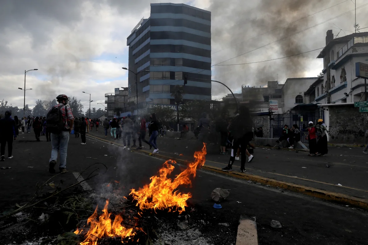 Over 1,300 people detained in Ecuador after riots started