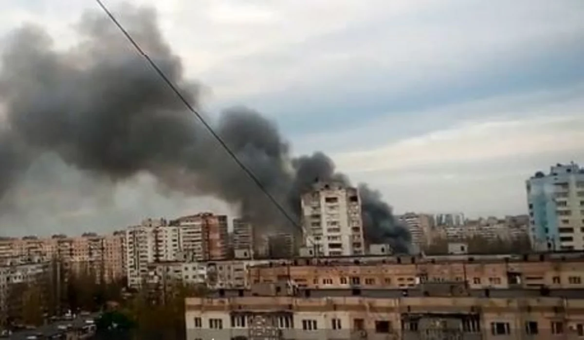 В Одессе загорелся рынок - ВИДЕО