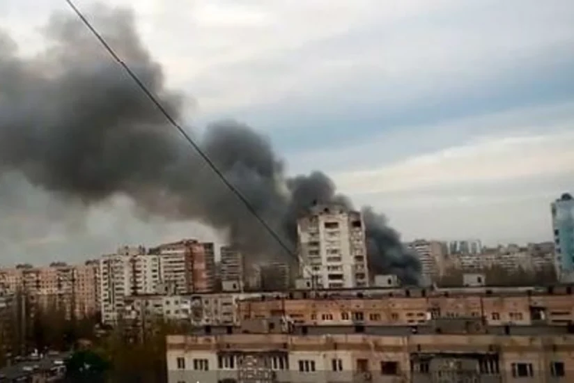 В Одессе загорелся рынок - ВИДЕО