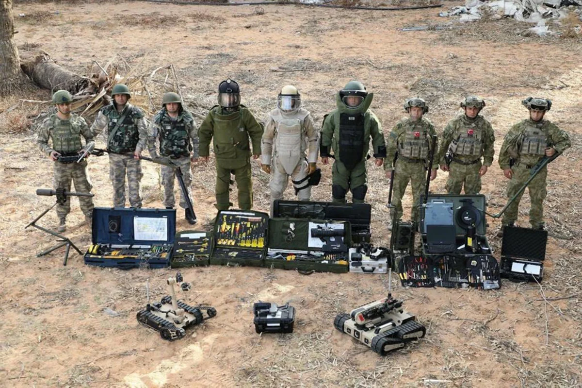 Турецкие военные саперы прибыли в Азербайджан