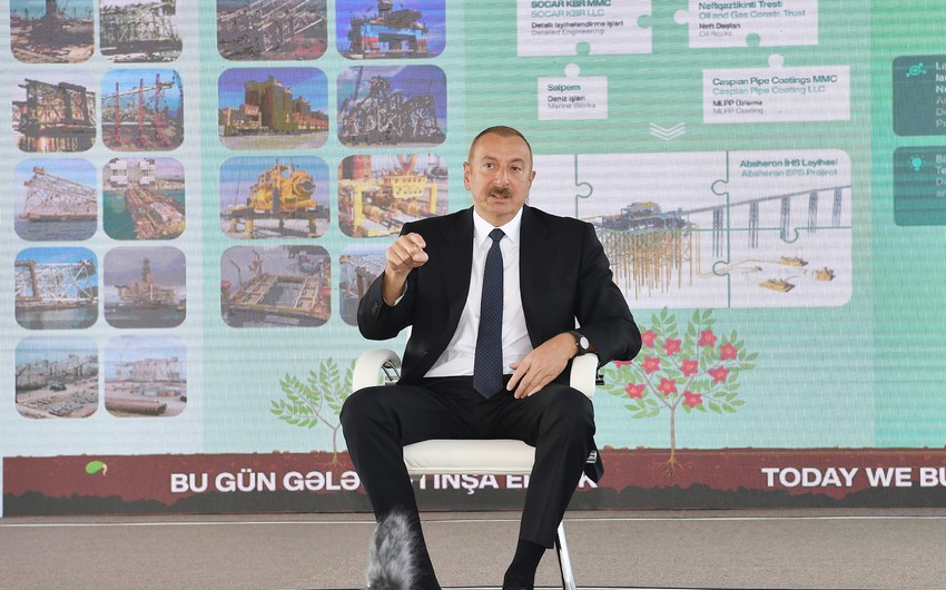 İlham Əliyev: Bu gün Azərbaycan bütün reytinqlərdə ən qabaqcıl yerlərdədir