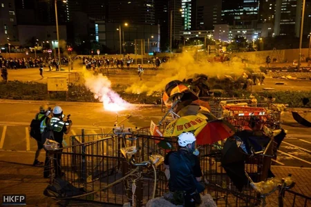Полиция Гонконга победила митингующих