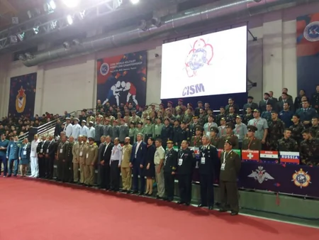 Hərbçilər arasında güləş üzrə 33-cü dünya çempionatının bağlanış mərasimi keçirilib