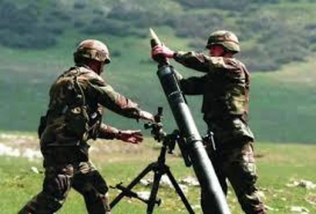 Armenians violated ceasefire using mortars