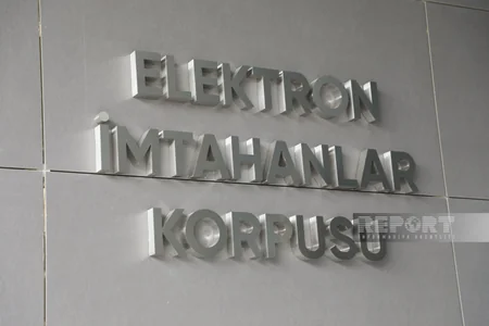 Jurnalistlər Dövlət İmtahan Mərkəzinin yeni imtahan korpusu ilə tanış olub
