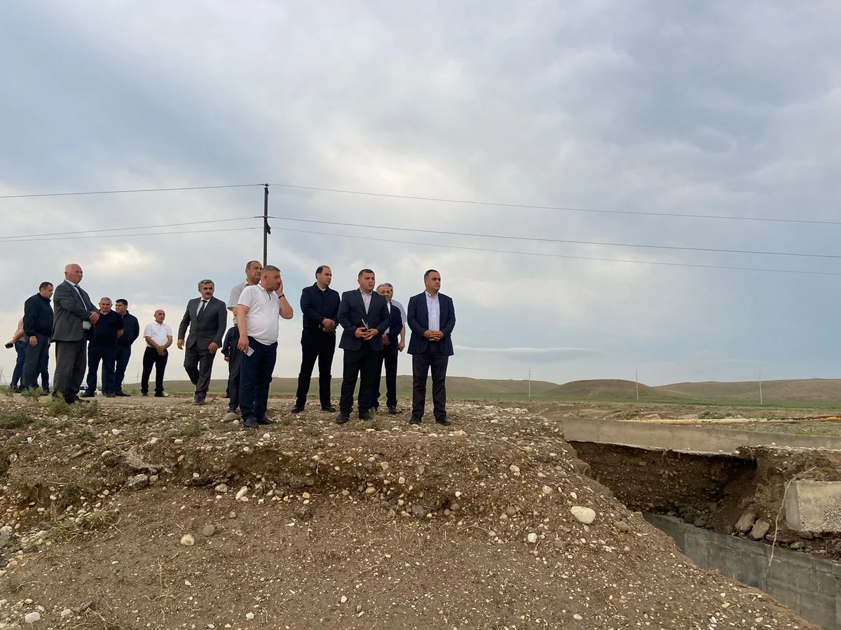 Goranboyda sel 20 evə, 200 hektar əkin sahəsinə zərər vurub