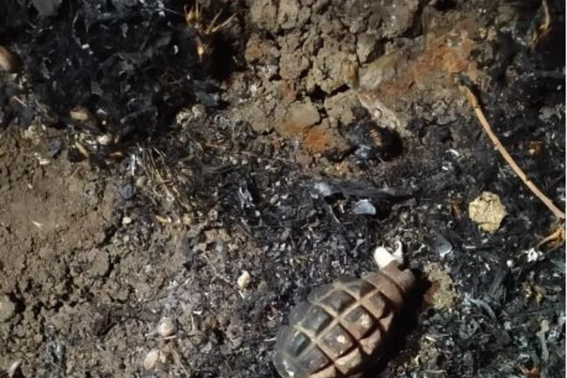 Bakıda F-1 əl qumbarası aşkarlandı - FOTO