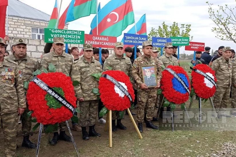 Şəhid Elşad Həsənov dəfn olunub - YENİLƏNİB-3