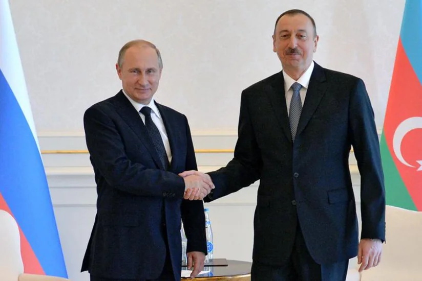 Russian President Vladimir Putin phoned President Ilham Aliyev