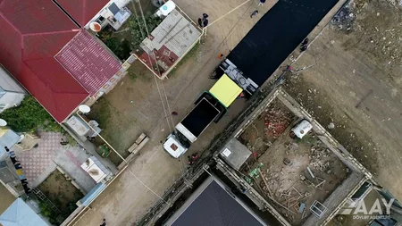 Bakının Hətəm Allahverdiyev küçəsi təmir edilir