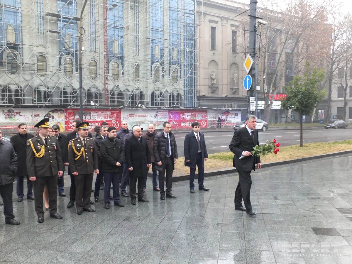 Qanlı Yanvar hadisələri Gürcüstanda anılıb - FOTO