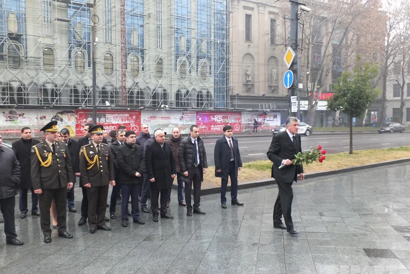 Qanlı Yanvar hadisələri Gürcüstanda anılıb - FOTO