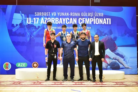 Güləş üzrə U-17 Azərbaycan çempionatında növbəti mükafatçılar müəyyənləşib