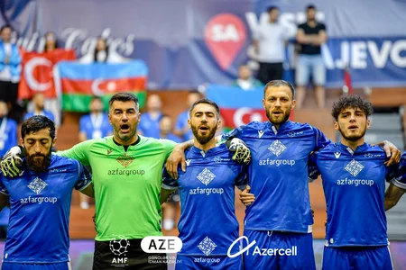 Azərbaycanın minifutbol millisi Avropa çempionatına qələbə ilə başlayıb