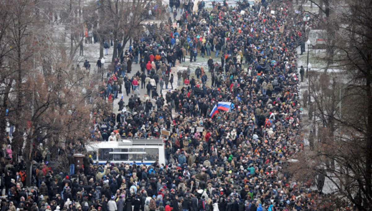 В ряде городов России  состоялись несанкционированные акции протеста