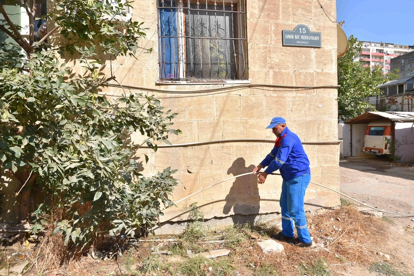 Bakının Xətai rayonunda içməli sudan qanunsuz istifadə halları aşkarlanıb