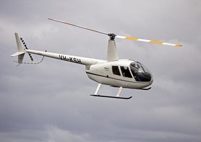 Rusiyada helikopter sərt eniş edib, pilot xəsarət almayıb