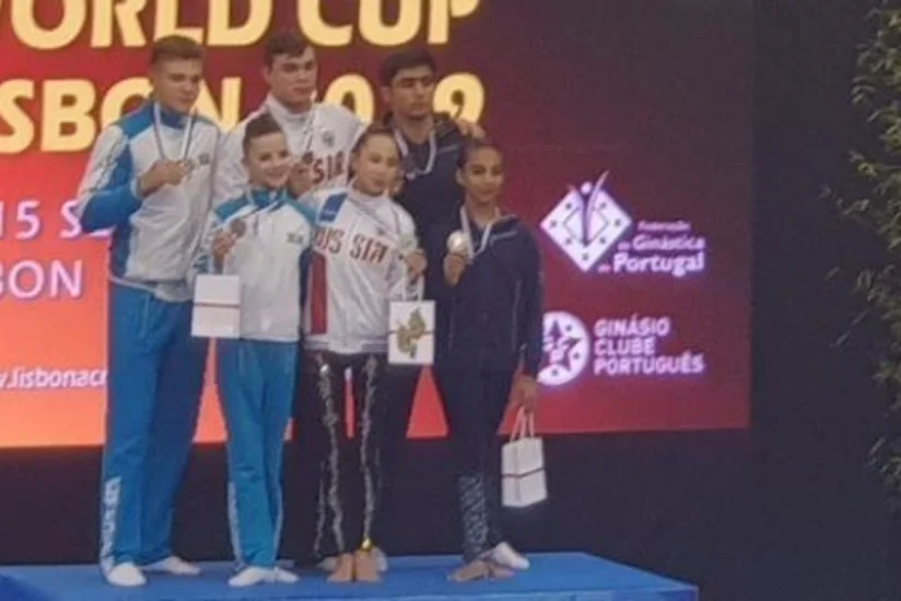 Azərbaycan gimnastları Dünya Kubokunda gümüş medal qazanıblar