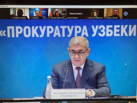 Baş Prokurorun müavini Özbəkistanda keçirilən beynəlxalq konfransda çıxış edib