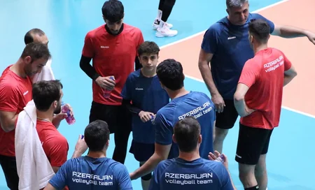 Azərbaycanın voleybol yığması Belarusa qalib gəlib