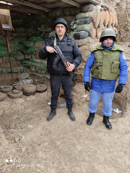 Polislər Xocavənddə minalar aşkar ediblər